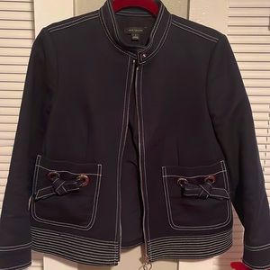 Ann Taylor Navy Jacket (Medium)